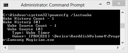 PowerCfg: Last Wake